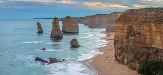 Twelve Apostles at sunset, Great Ocean Road, Victoria